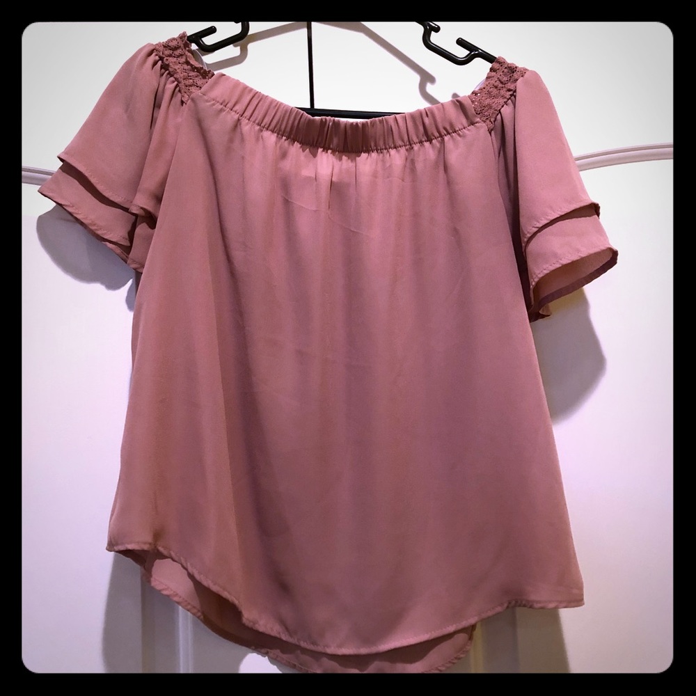 Off the shoulder shirt